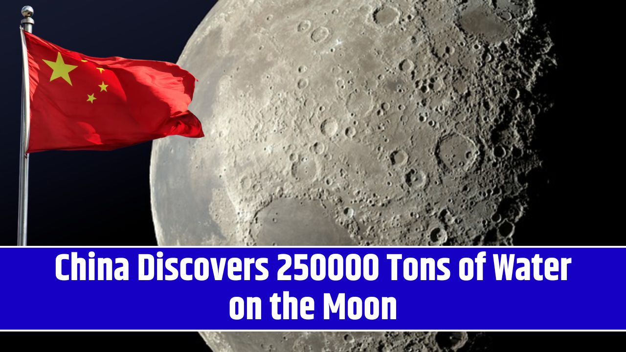 China Discovers 250000 Tons of Water on the Moon