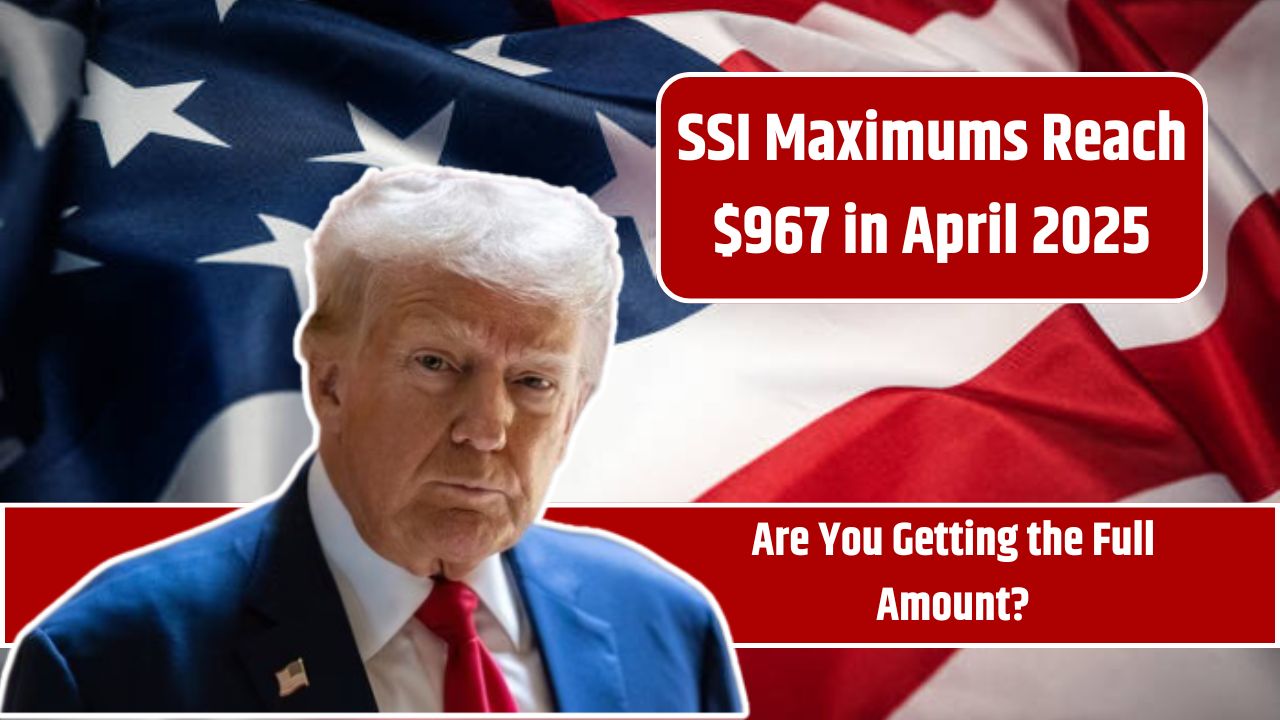 SSI Maximums Reach $967 in April 2025